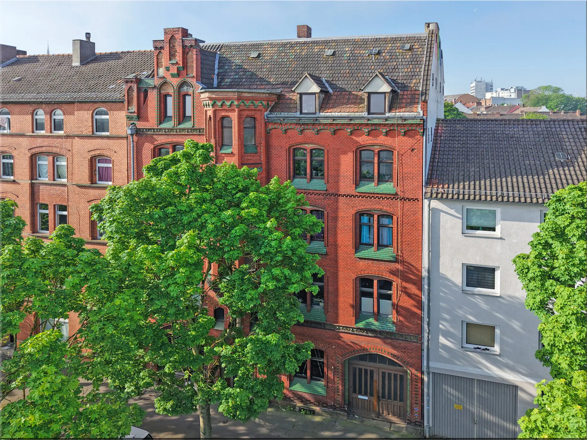 Historisches Rotklinker-Mehrfamilienhaus in Kassel